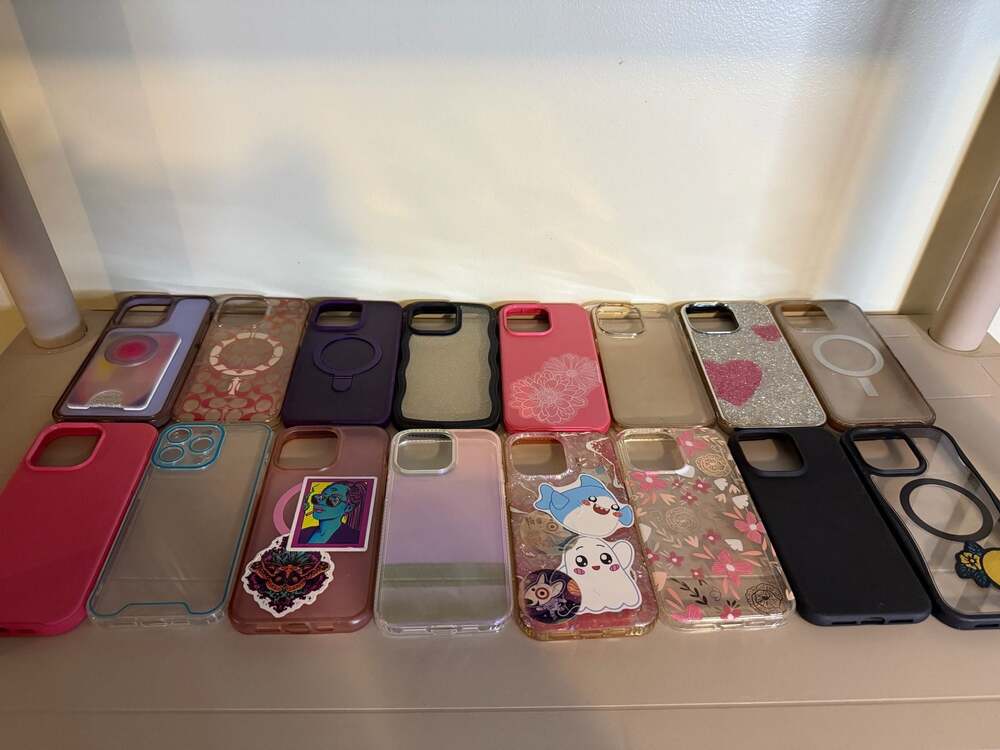 Assorted Collection of iPhone Protective Phone Cases (15 Pieces)